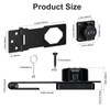 MIYUANGKJ Pack of 2 Hasp Combination Lock 5 Inch Security