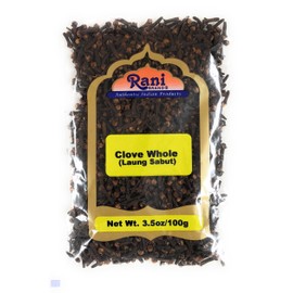 Rani Cloves Whole (Laung) 3.5oz (100g) Great for Food, Tea, Pomander Balls and Potpourri, Hand Selected, Spice ~ All Natural | NON-GMO | Vegan | Gluten Friendly | Indian Origin