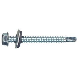 The Hillman GroupThe Hillman Group 35174 Hex Washer Head Self-Drilling Screw w/Neoprene Washer 12-14 x 2 20-Pack
