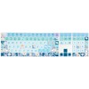 WSLUCKO Silicone Keyboard Cover Skin for 2017/2018 Apple iMac Wireless