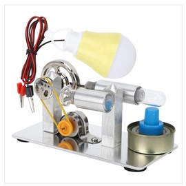 Mini Stirling Engine, Physical Experimental Steam Engine Stirling Motor Educational Stirling Motoren Stirling Engine Kit DIY Stirling Engine Kit for Adult