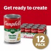 Campbell's Heart Healthy Cheddar Cheese Soup Pack of 12 Cans