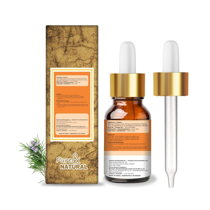 Crysalis - Rosemary Oil (Rosmarinus Officinalis L.) - 1.01 Fl