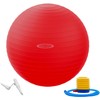 Fitvids Anti-Burst Slip Resistant Exercise Ball - 18-inch, 2,000-Pound Capacity,