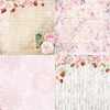 GLKTOPO Strawberry Theme 6-inches Scrapbooking Paper, 24 Sheets Single-Side Printing