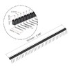 Unifizz 2.54mm Pitch Right Angle Single Row Male Pin Header