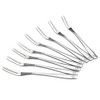 Obston Fruit Forks Set of 12, Mini Forks for Appetizers,