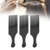 3 Púas Afro Pick Afro para el Cabello, Púas para