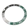 38mm Diameter GMT Watch Bezel Insert Ring Black Green Base