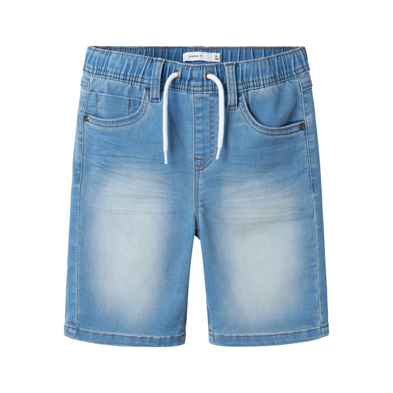 NAME IT Men's Shorts, Light blue (light blue denim)