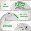 Feeloco Indicator Privacy Lock and Door Lever,Vacant Occupied Bathroom Lock