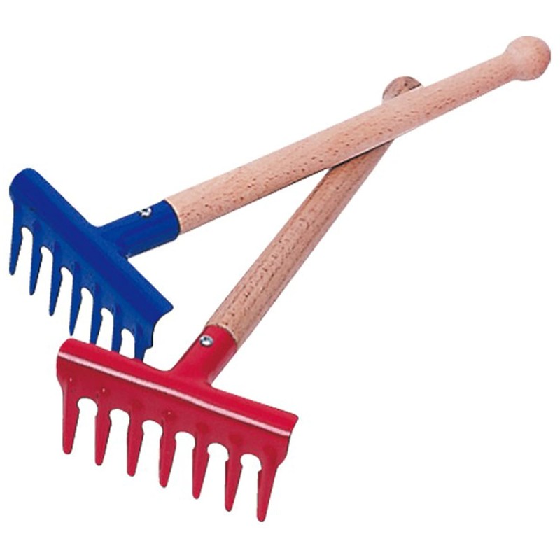 Glückskäfer 535224 Mini Rake 24 cm Red