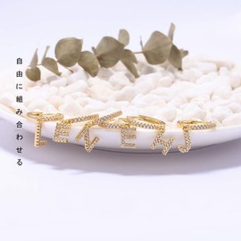 K.L.Y Women's Hoop Ring, 18 KRGP Earrings, 26 Shape, Popular Earrings, Hypoallergenic, Diamond CZ, Individuality, Birthday, Gift, Gold, Cubic Zirconia, Cubic Zirconia