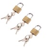Padlocks with Keys 20mm Mini Padlock for Locker Suitcase Luggage