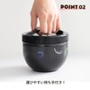 Skater (Skater) Donburi-style Lunch Box, Diameter 136×121mm, 840ml Large Capacity,