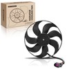 A-Premium Engine Radiator Cooling Fan Assembly Compatible with Select Volkswagen