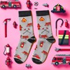 Zmart Men's Firefighter Fire Flame Fireman Socks, Firefighter Gifts For
