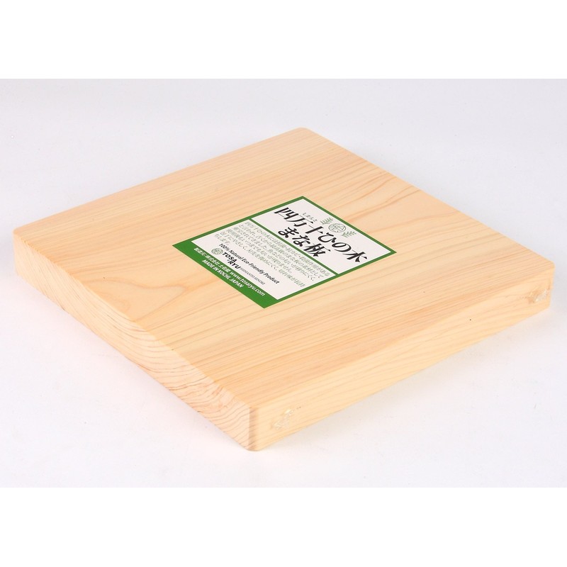 Tosaryu Shimanju 1-Piece Cutting Board 9.4 x 9.4 x 11.8