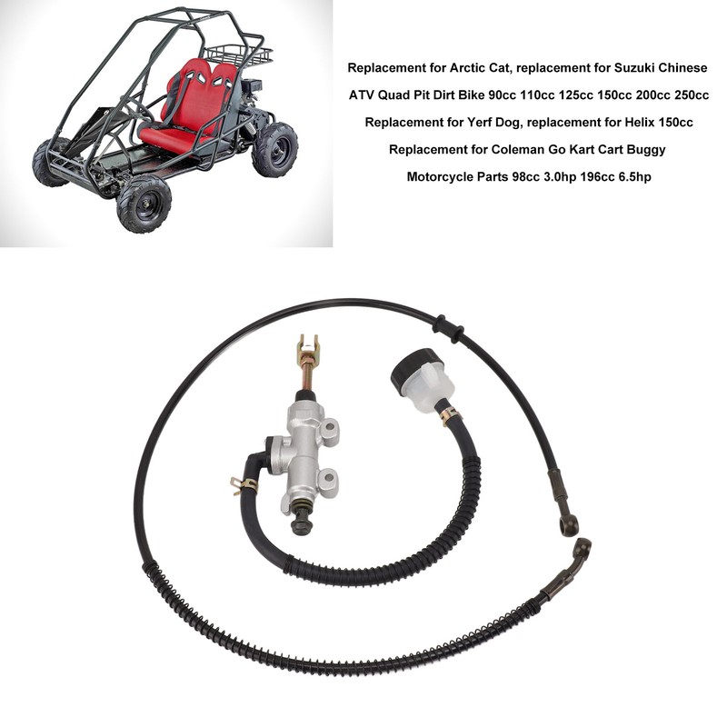 Rear Brake Master Cylinder Reservoir Hose Line Heat Resistant Efficient