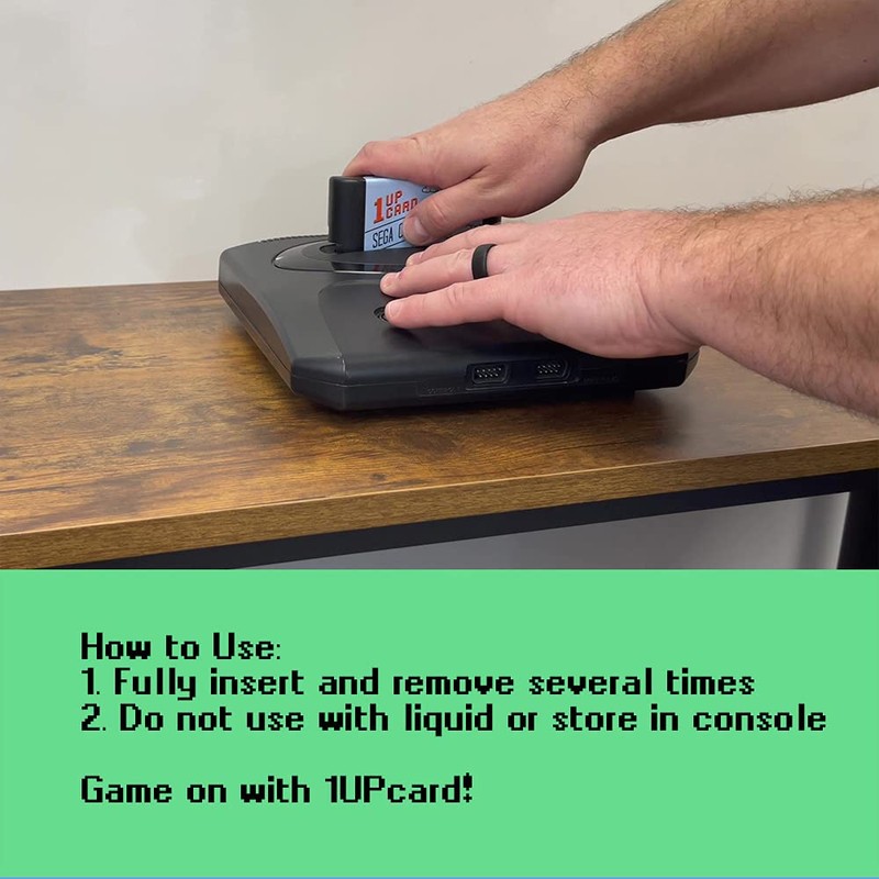 Video Game Console Cleaner Compatible With SEGA Genesis / Mega