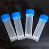 25 Pcs 5ml Plastic Test Tubes Small Graduated Vial Container