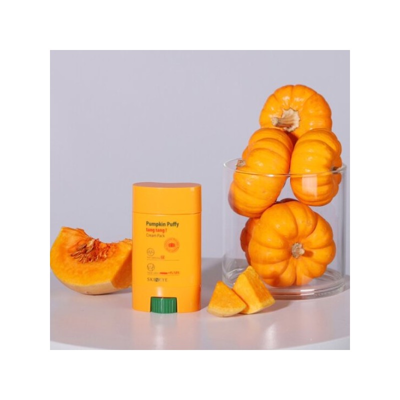 스킨아이호박 붓기 크림팩(임상완료괄사 올인원 용기) SkinEye Pumpkin Puffiness Cream Pack