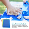 EXCEART 4pcs Clay Work Mat Plastic Nonstick Craft Board Sheets