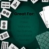 Felt Card Game Table Cover 38 Inch for Playing Cards,