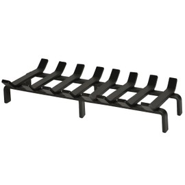 SteelFreak Heavy Duty 13 x 10 Inch Steel Grate for Wood Stove & Fireplace - Made in The USA