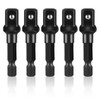 Nogeqi 5 Pcs 3/8 Impact Adapter,Impact Socket Adapter,1/4 to 3/8