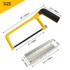 Hanpex 6 in. Mini Hacksaw & mitre Block Set -