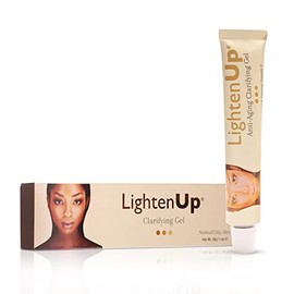 LightenUp | Gel hidratante Facial Despigmentante | Con Vitamina C, Alfa arbutina y Aceite de argan | Trata Manchas y zonas Oscuras | Textura en Gel con Ingredientes Naturales | 30Ml 1 0z