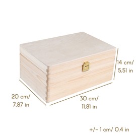 Creative deco Large Wooden Box