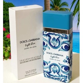 Dolce&Gabbana Dolce and Gabbana Men's Light Blue Capri In Love EDP Spray 3.4oz/100ml White box