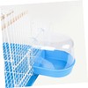 Generic Covered Parrot Bath Cage for Birds Enclosed Bird Bath