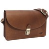 Gusti Handtasche Leder - Zoey Damen Handtasche Umhängetasche Ledertasche Braun