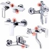 7 Piece Faucet Adapter Kits, Kitchen Brass Male & Female