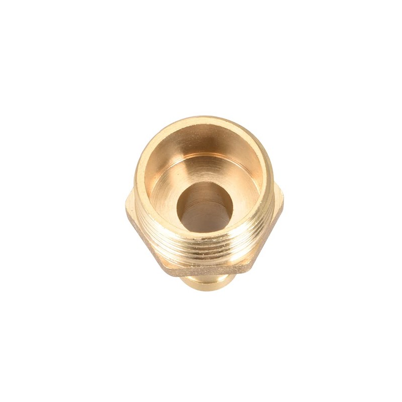 sourcing map Brass Hose Barb Fitting,Connector,10mm Barb x G1/2 Male
