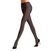 FALKE Women's Linear Lounge 25 Denier Sheer Tights, Black (Black