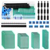 QWORK® 46 Stück Leiterplattenset, Doppelseitige Prototyp-Leiterplatten, PCB Board Kit mit
