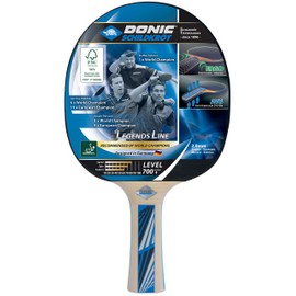 Donic-Schildkröt Legends 700 FSC Table Tennis Bat, AVS & Ergo Handle, 2.0 mm Sponge, FSC Wood, Avantgarde - ITTF Rubber, 734417
