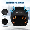 Hikenture Gorro térmico de invierno para hombre y mujer, Negro