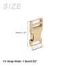 METALLIXITY Side Quick Release Buckle (1.9cm/0.85") 1Pcs, Metal Adjustable Buckles
