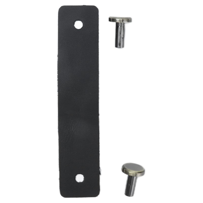 CHEOTIME Leather Handles for Drawers, Modern Leather Cabinet Pulls Simple