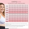 LEADING LADY, The Brigitte Racerback, Front-Closure Underwire T-Shirt Bra for
