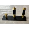 Uionsmix Hair Dryer Holder Wall Mounted Styling Tool Organizer Black