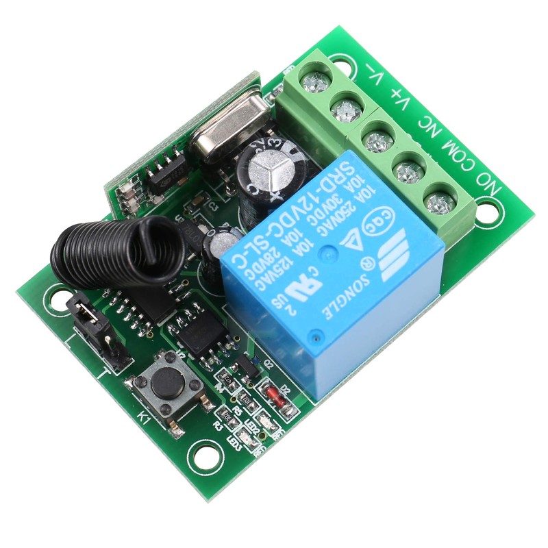 UHPPOTE 433MHz 1-Channel RF Wireless Remote Control Switch & Receiver