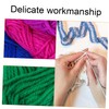LALAFINA Acrylic Yarn Knitting Crocheting 12 Colors Soft Durable Craft