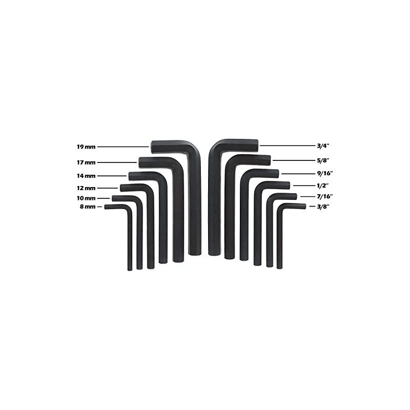 Professional EZ Travel Collection Extra Large Allen Wrench Jumbo Automotive