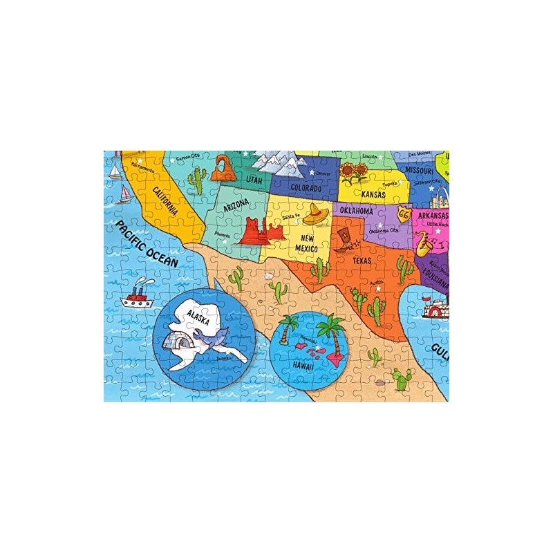 My 50 States Personalized Puzzle – 500 Pieces - I